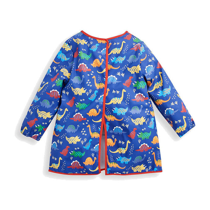 英國 JoJo Maman BeBe 兒童多功能防髒防水學習衣/畫畫衣_恐龍世界 (JJE6579)