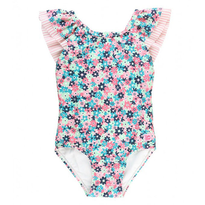 美國 RuffleButts 小女童UPF 50+防曬無袖連身泳裝_青春萬花筒_RBSG21-09