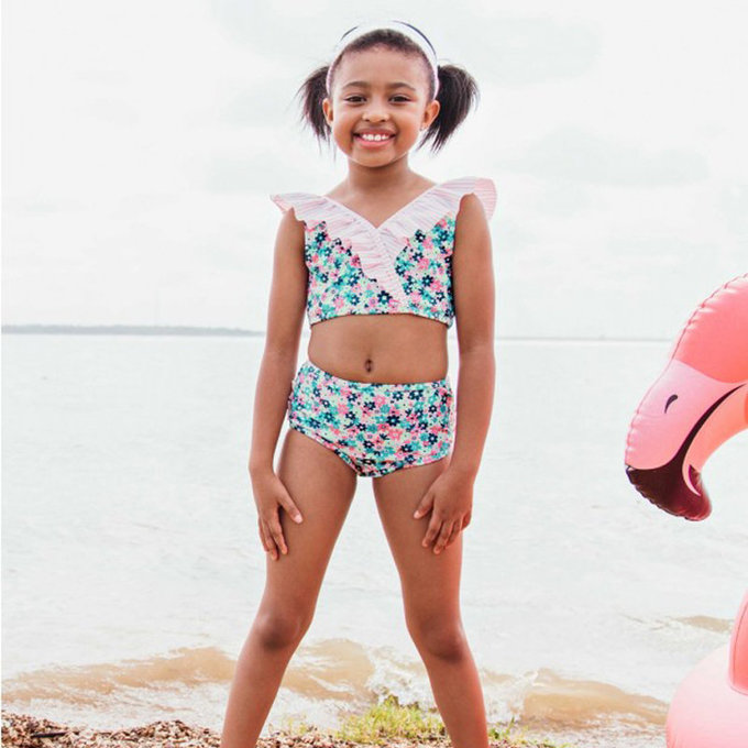 美國 RuffleButts 小女童UPF 50+防曬比基尼泳裝_甜心萬花筒_RBSG21-10