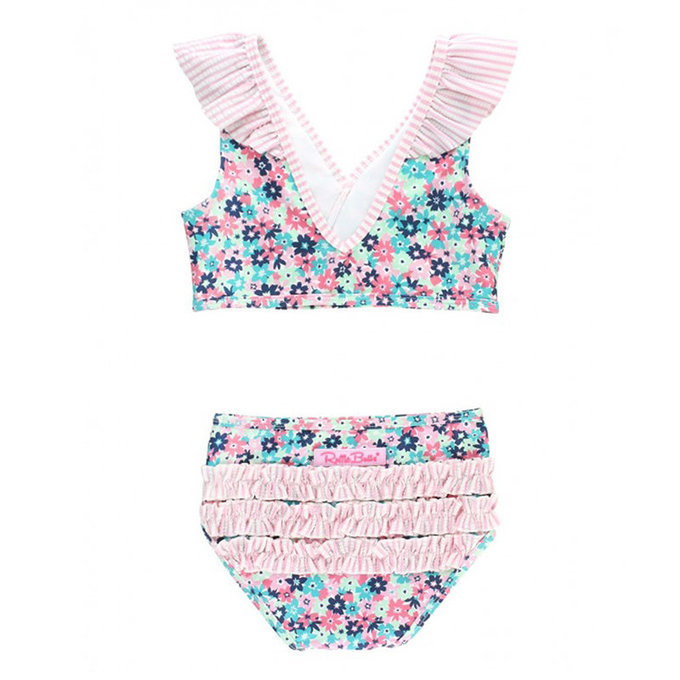 美國 RuffleButts 小女童UPF 50+防曬比基尼泳裝_甜心萬花筒_RBSG21-10