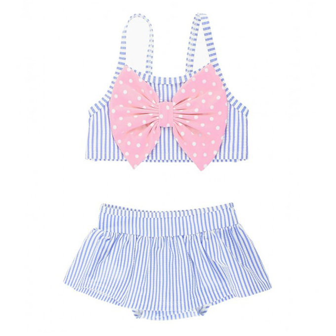 美國 RuffleButts 小女童UPF 50+防曬無袖比基尼泳裝_粉紫搖擺_RBSG21-14