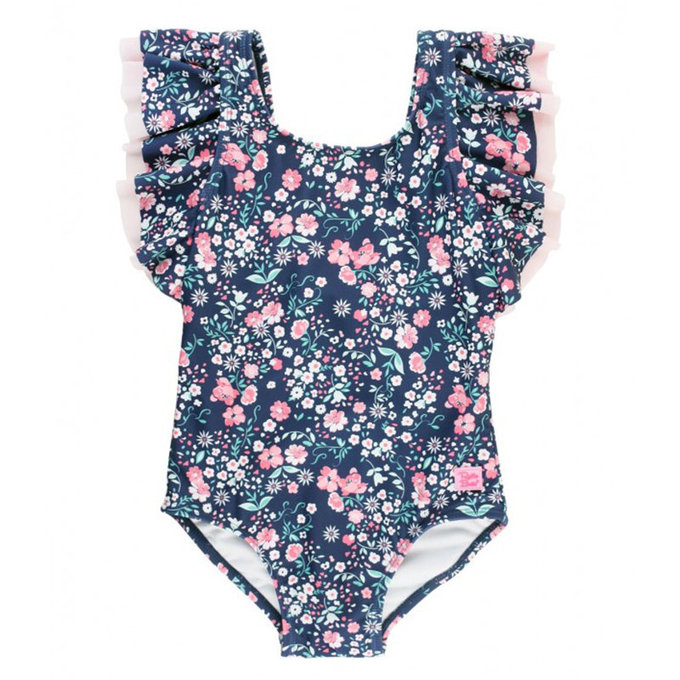 美國 RuffleButts 小女童UPF 50+防曬無袖連身泳裝_青春甜心_RBSG21-18