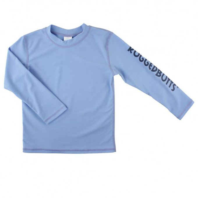 美國 RuffleButts 小男童UPF 50+防曬長袖泳衣_天空藍_RBSB21-02