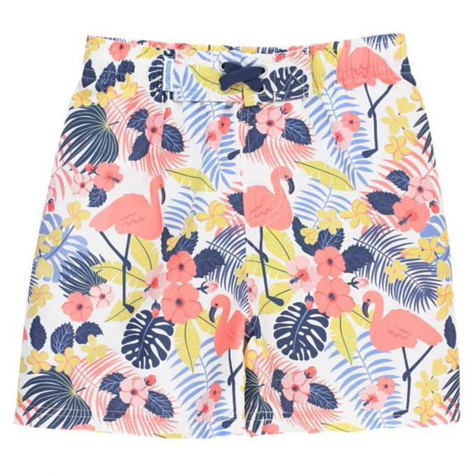 美國 RuffleButts 小男童UPF 50+防曬泳褲_夏威夷_RBSP21-01