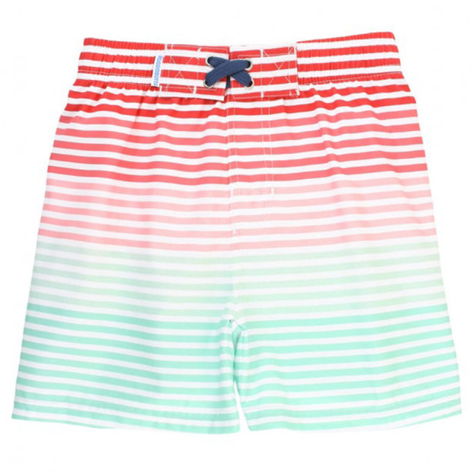 美國 RuffleButts 小男童UPF 50+防曬泳褲_草莓冰沙_RBSP21-04