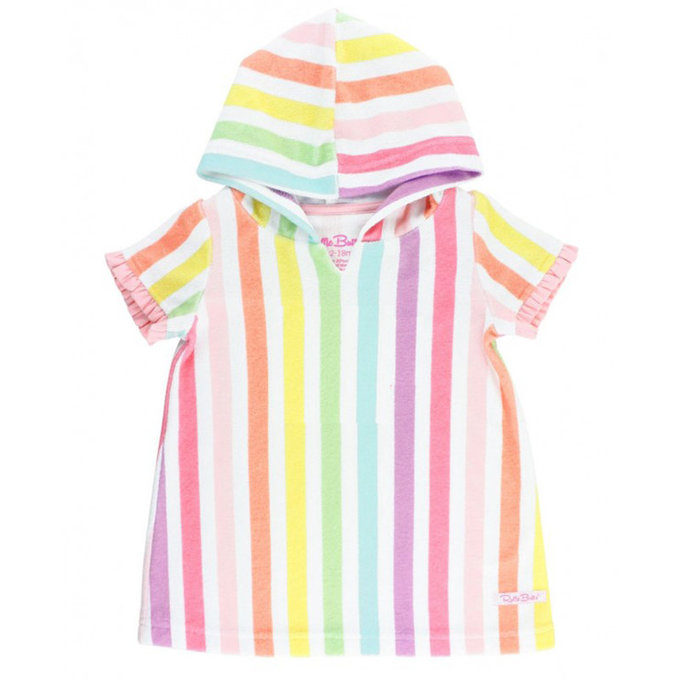 美國 RuffleButts 兒童游泳罩衫/浴巾_彩虹糖_RBSM003