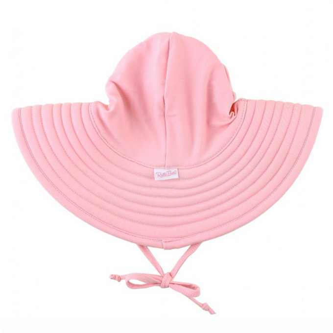 美國 Ruffle Butts 嬰幼兒UPF 50+防曬遮陽帽_甜美粉_RBVS015