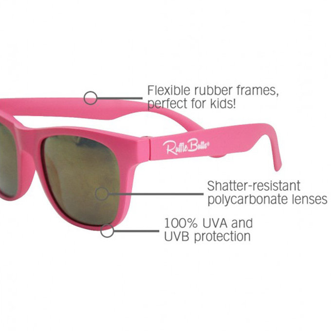 美國 RuffleButts 太陽眼鏡_亮麗桃紅_RBSG03