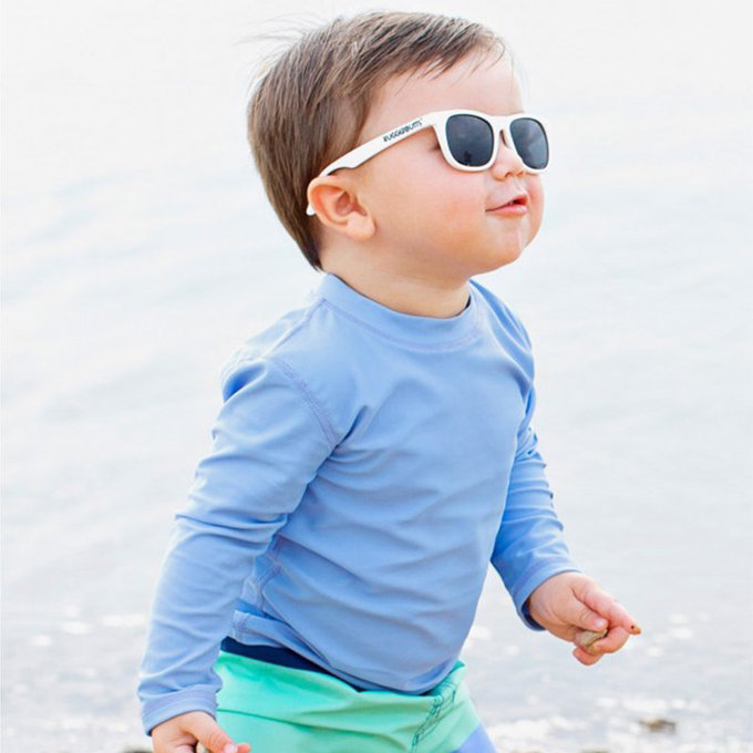 美國 RuffleButts 太陽眼鏡_天使白_RBSG04