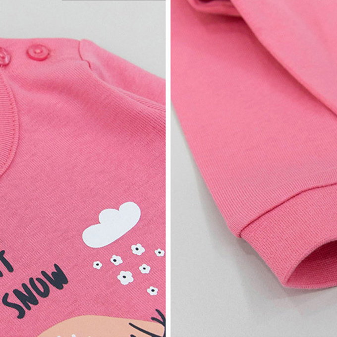 韓國原廠進口 Cordi- I  無螢光劑、100%純棉、30支紗幼童/小童家居服/睡衣_可愛小鹿_CI003