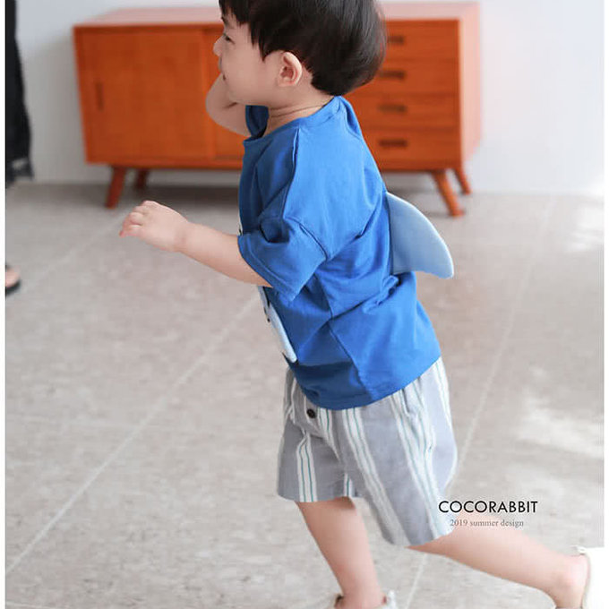 正韓 coco rabbit 灰色條紋短褲_cr12