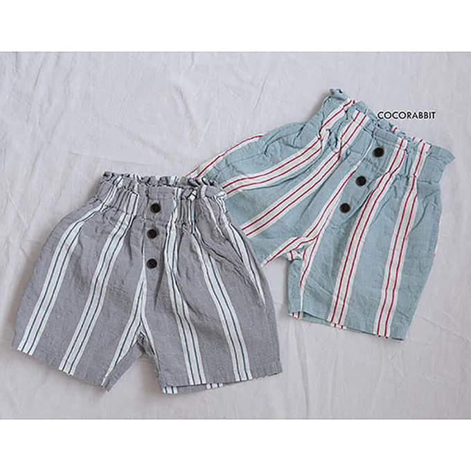 正韓 coco rabbit 灰色條紋短褲_cr12