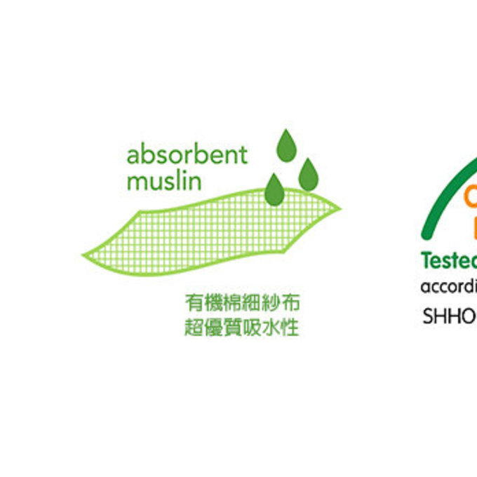 美國 green sprouts 小綠芽 有機棉細紗布浴巾/包巾/小被子/拍嗝巾 2入組_水藍組_GS334190-2