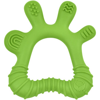 美國 green sprouts食品安全等級矽膠固齒器/潔牙固齒器單入組_草綠_GS385302-