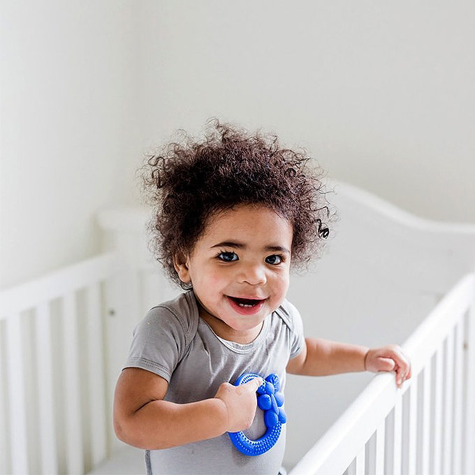 美國 green sprouts 小綠芽 食品安全等級矽膠固齒器_藍漿果_GS385362-1