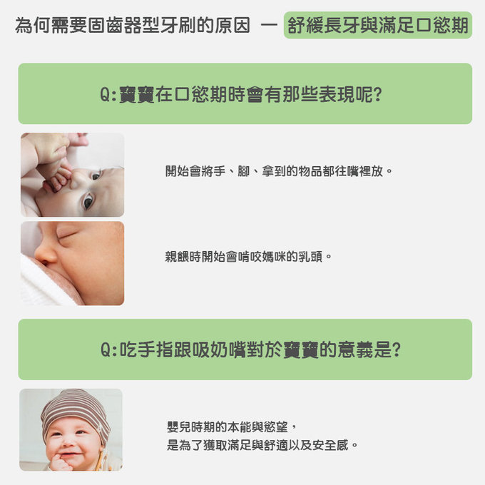 美國 green sprouts 小綠芽 食品安全等級矽膠固齒器兼牙刷_水藍_GS305300A