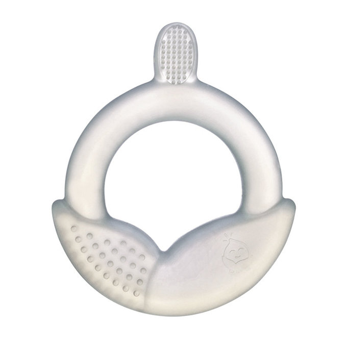 美國 green sprouts 小綠芽100%食品安全等級有機矽膠牙刷兼固齒器_GS305303