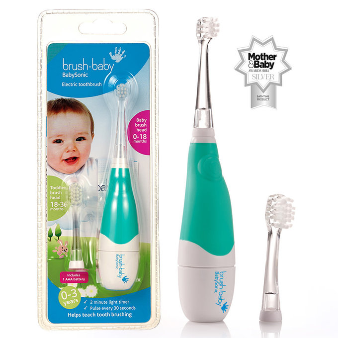英國 brush-baby嬰幼兒聲波電動牙刷bb01
