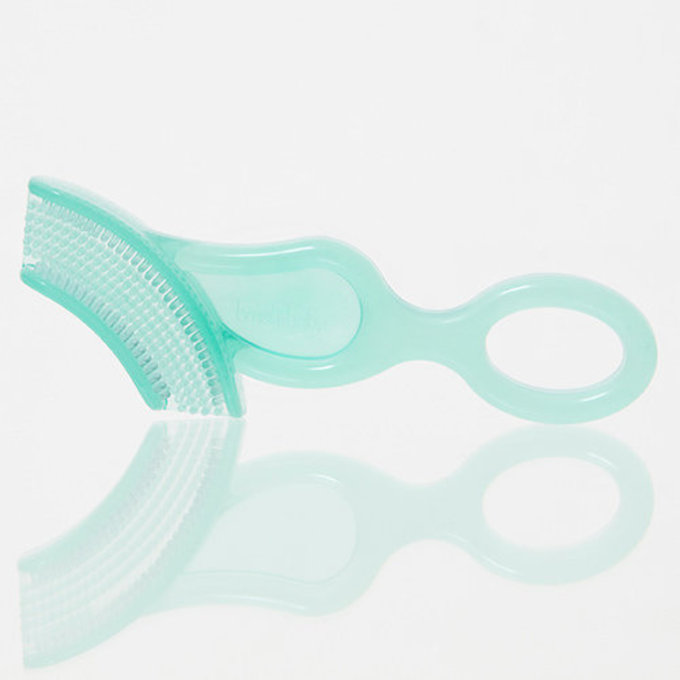 英國 brush-baby固齒潔牙刷_粉綠_bb02