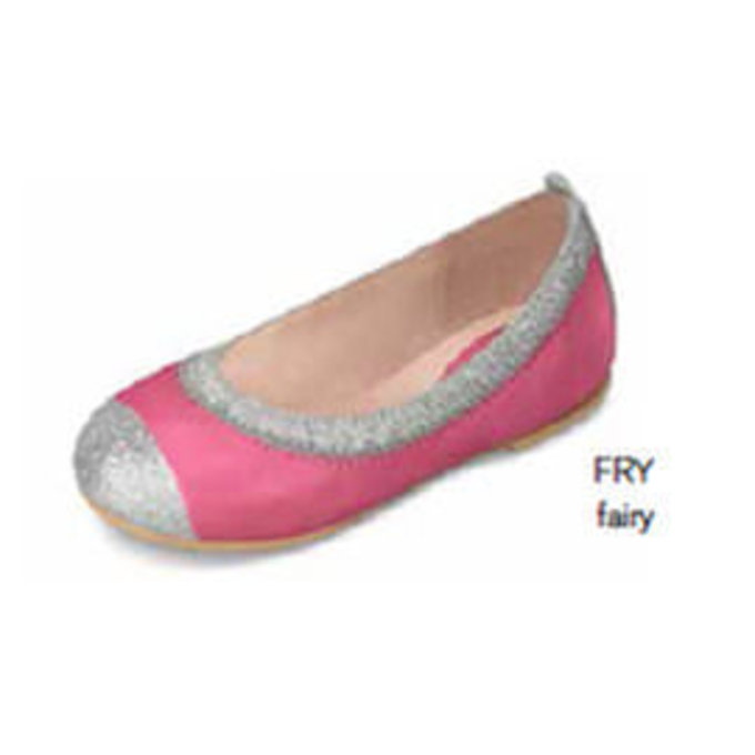 澳洲 Bloch 銀邊芭蕾舞鞋(小童)_BT410P_FRY