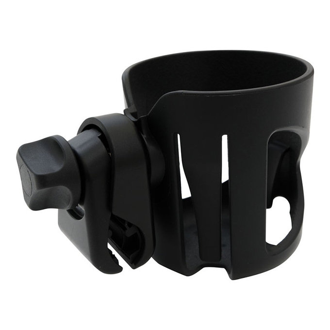 英國 JoJo Maman BeBe 嬰幼兒推車專用杯架_典雅黑(JJE2036)