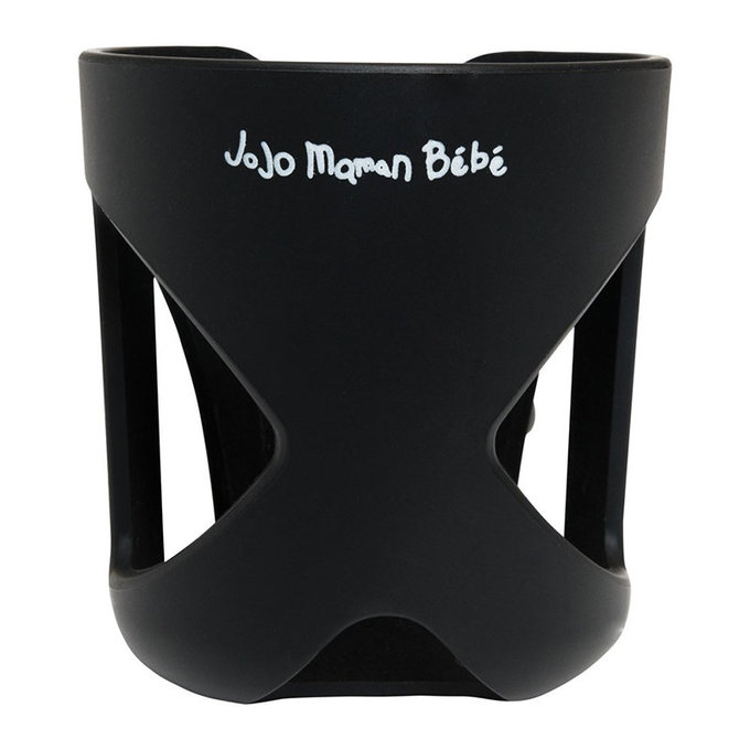 英國 JoJo Maman BeBe 嬰幼兒推車專用杯架_典雅黑(JJE2036)