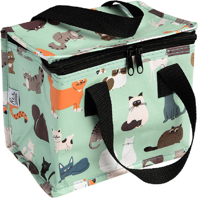 英國 Rex London 環保保溫袋/保冷袋/便當袋/野餐_萌貓樂園_RL29005
