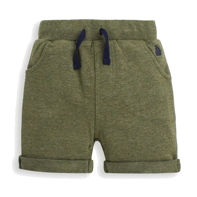 英國 JoJo Maman BeBe 超優質嬰幼兒/兒童100% 純棉綁繩短褲2入組_卡其色(JJE5503K)