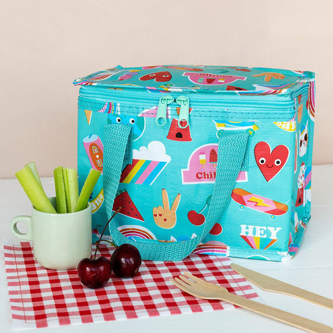 英國 Rex London 環保保溫袋/保冷袋/便當袋/野餐_繽紛搖滾_RL29022