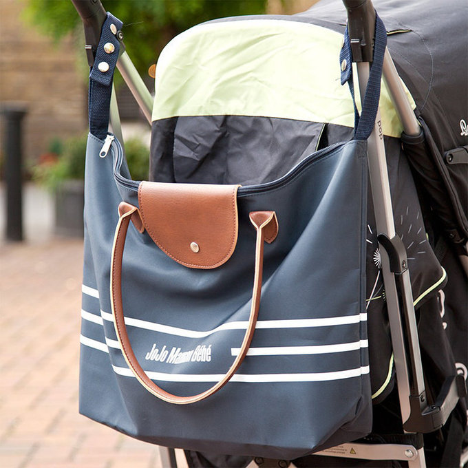 英國 JoJo Maman BeBe 嬰兒推車手提包/媽媽包/肩背包_紫紅色(JJC0630)
