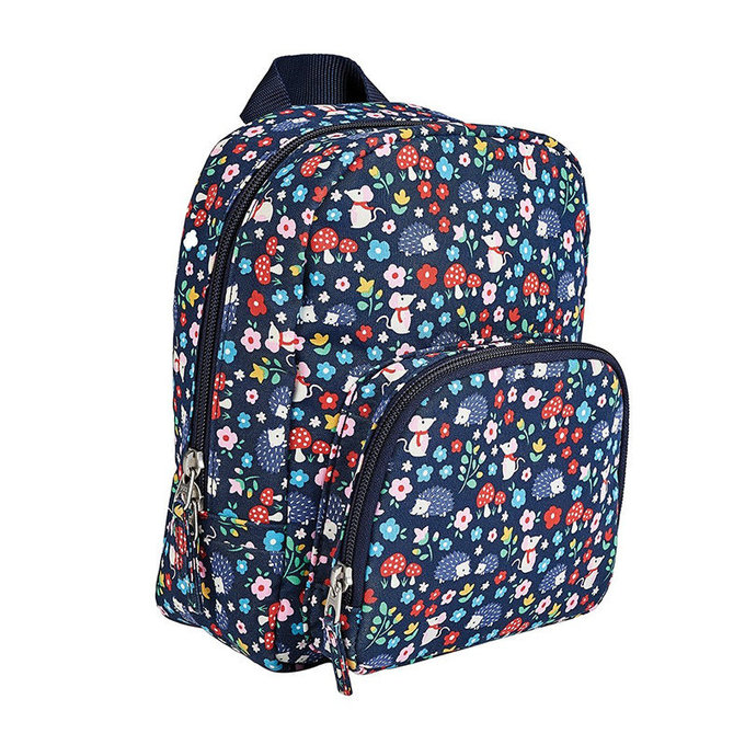 英國 JoJo Maman BeBe 防潑水後背包_蘑菇樂園 (JJD9307)