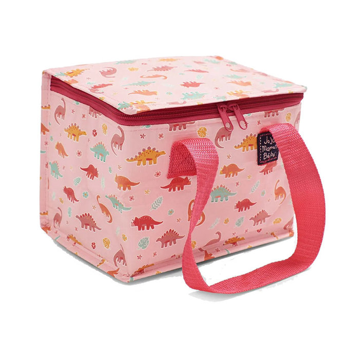 英國 JoJo Maman BeBe 防水多功能便當袋/食物袋/用品袋/萬用袋_可愛恐龍(JJE7579)