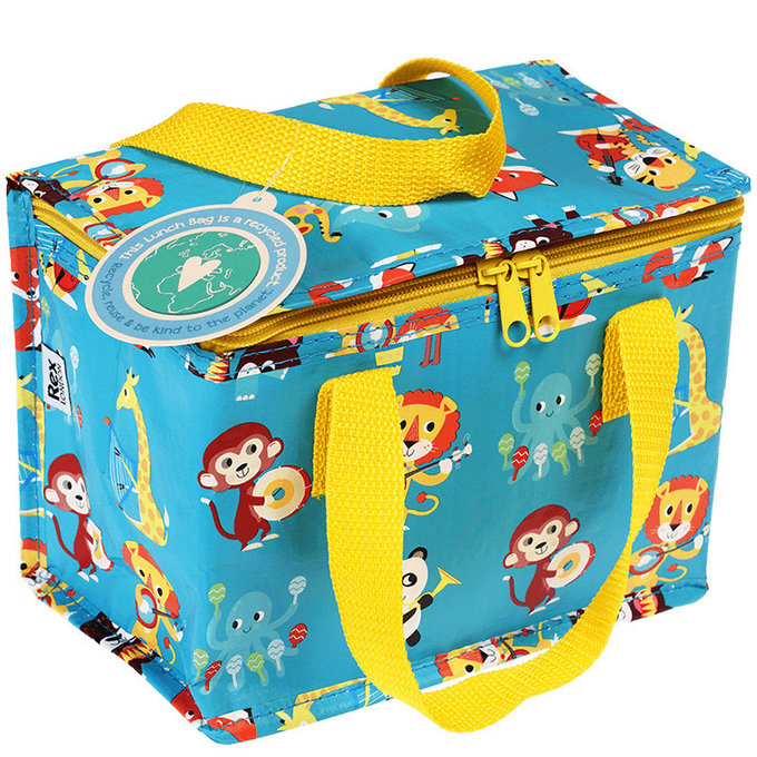 英國 Rex London 環保保溫袋/保冷袋/便當袋/野餐_動物樂隊_RL29238