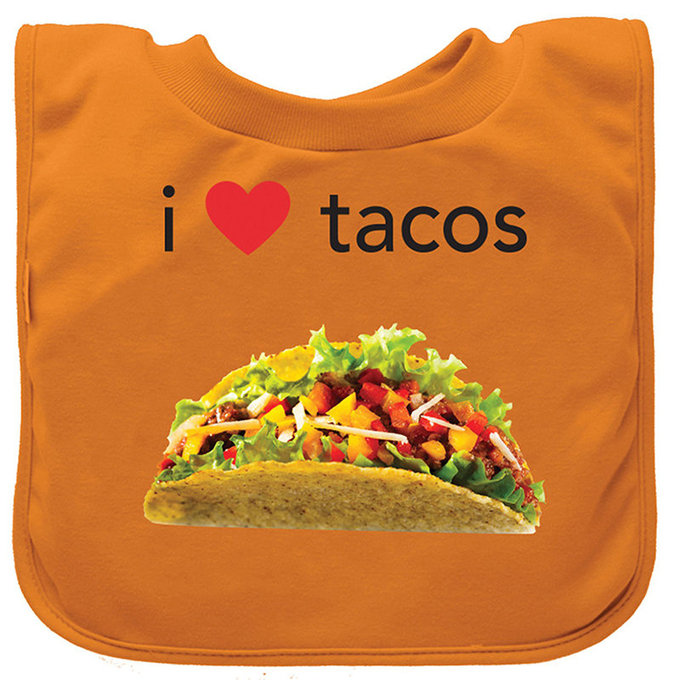 美國 green sprouts 小綠芽 套頭式雙層100%純棉【口水巾圍兜】/【吃飯圍兜】單入組_玉米餅_GS100060-6