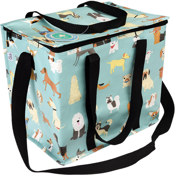 英國 Rex London 環保大型野餐袋/保溫袋/保冷袋 (附斜背背帶)_萌狗樂園_RL28948