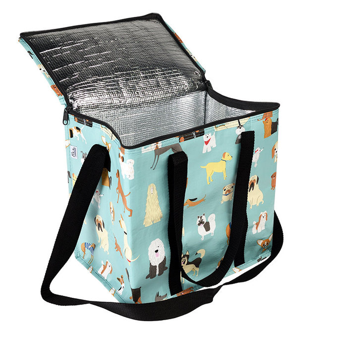 英國 Rex London 環保大型野餐袋/保溫袋/保冷袋 (附斜背背帶)_萌狗樂園_RL28948