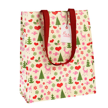 英國 Rex London 環保多功能購物袋/萬用袋_歡樂聖誕_RL29009-