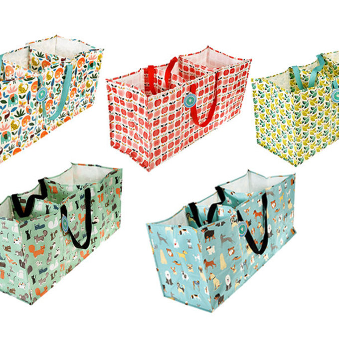 英國 Rex London 玩具/衣物 /垃圾回收 多功能防水環保收納袋/萬用袋/分隔袋_愛情鳥_RL29048