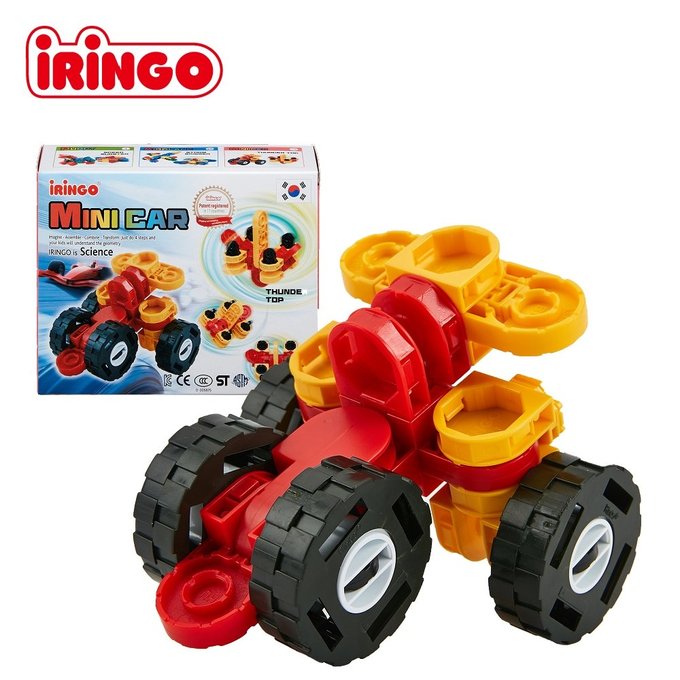 【韓國iRingo】百變創意3D積木-迷你系列(小汽車)_iR003(總片數:30)