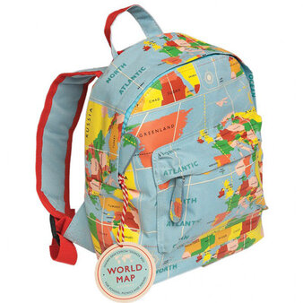 英國 Rex London 幼兒/兒童後背包 學生包 旅行包_世界地圖_RL24799-rexlondon,背包,兒童後背包,外出後背包,包包,幼稚園背包,小童背包,幼兒背包,推薦小童包包