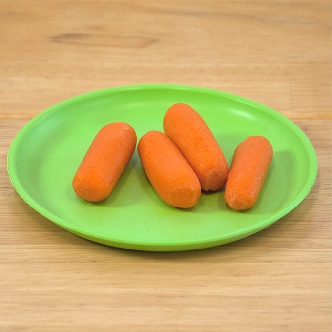 美國 green sprouts 小綠芽 學習餐具/外出攜帶食物盤_粉黃綠三入組_GS152690-1