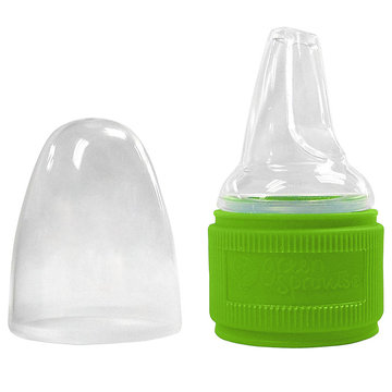 美國 green sprouts 寶特瓶喝水吸嘴蓋_GS194301-greensprouts,組合式吸嘴,兩種尺寸,方便攜帶,無BPA/BPS,無PVC