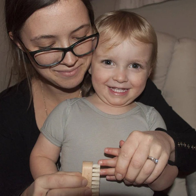 美國 green sprouts 小綠芽 寶寶專用指甲刷/洗手刷_GS300700