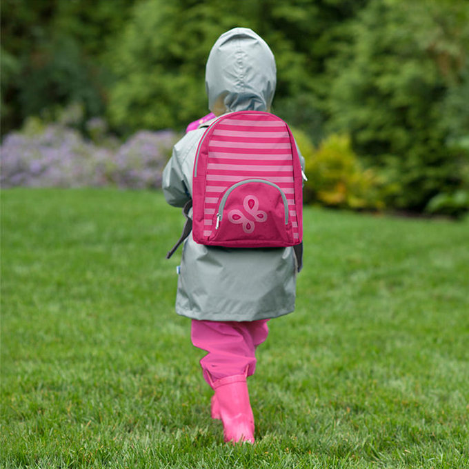 美國 green sprouts 小綠芽 寶寶防水背包單入組_桃紅_GS196241-1