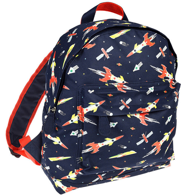 英國 Rex London 大童後背包 學生包 旅行包_太空梭_RL29082