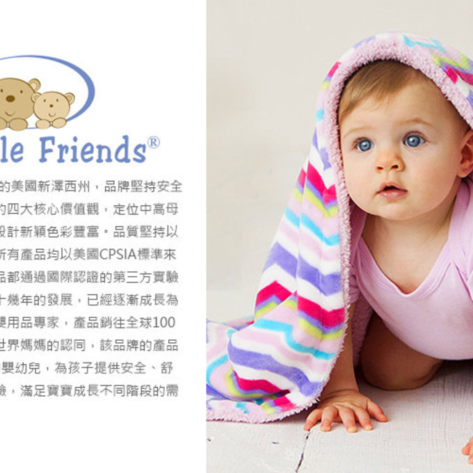 美國 luvable friends 甜蜜寶貝  嬰幼兒雙面防水圍兜2入組_優雅名媛(LF75540)