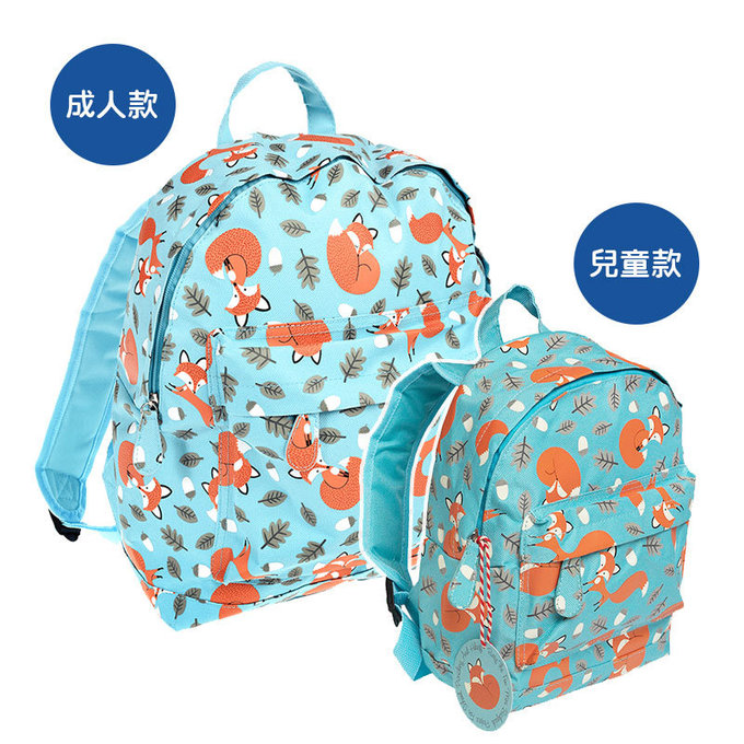 英國 Rex London 親子組合後背包_溫柔狐狸_RL001
