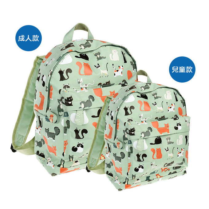 英國 Rex London 親子組合後背包_萌貓樂園_RL007