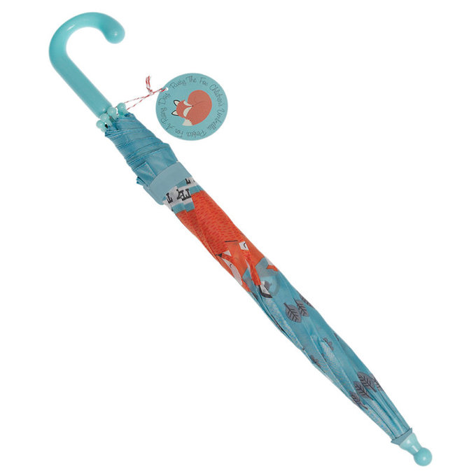 英國 Rex London 幼童/兒童自動傘_溫柔狐狸_RL24826