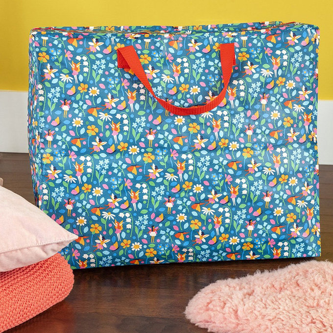 英國 Rex London 衣物/棉被超大多功能防水環保收納袋/萬用袋_精靈花園_RL29227